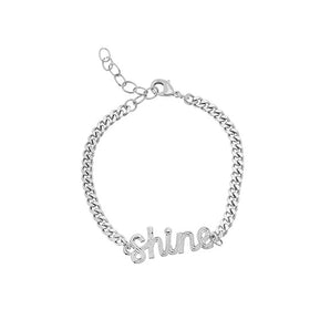 Find Your Shine Silver Bracelet