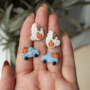 Pumpkin Patch Stud Earrings