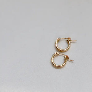 Small Gold Hoop Earrings