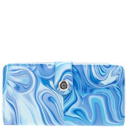 Eleanor Blue Swirl Wallet