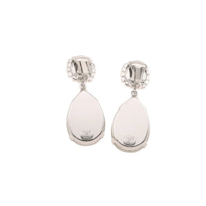 Alpha Silver Clip-on Earrings - Rebekah Price