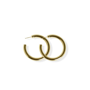 Gold Classic Bold Hoop