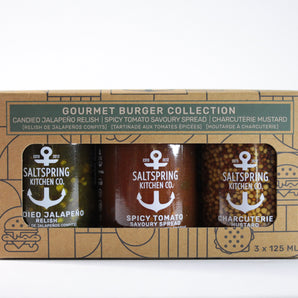 Gourmet Burger Trio Spreads - Saltspring Kitchen Co