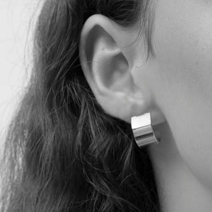 Liberty Mini Silver Hoop Earrings - Biko