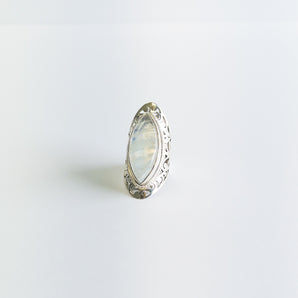 Moonstone Marquise Ring