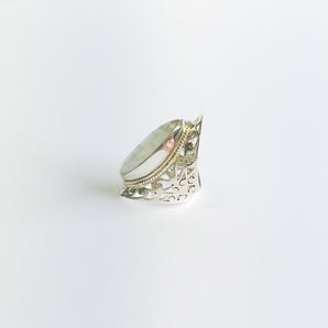 Moonstone Marquise Ring