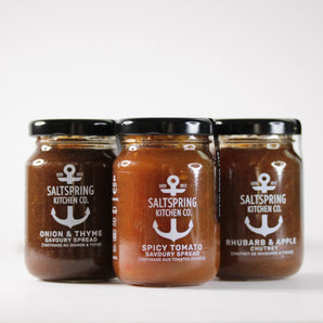 Savoury Trio Jams - Saltspring Kitchen Co