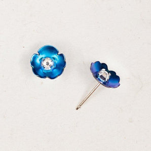 Turquoise Viola Post Earrings - Holly Yashi