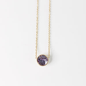 Violet Gold Necklace