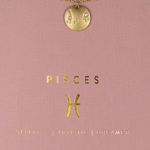 Pisces Zodiac Necklace