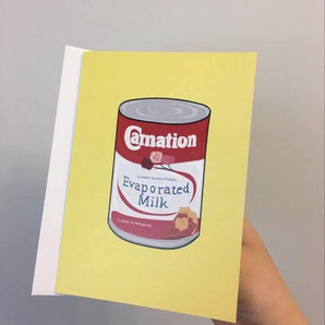 Carnation Milk Card