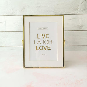 Easel Gold Trim Frame - 5" x 7"