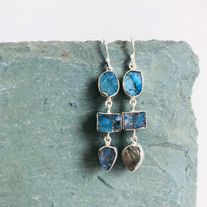 Beachy Cove Labradorite Earring